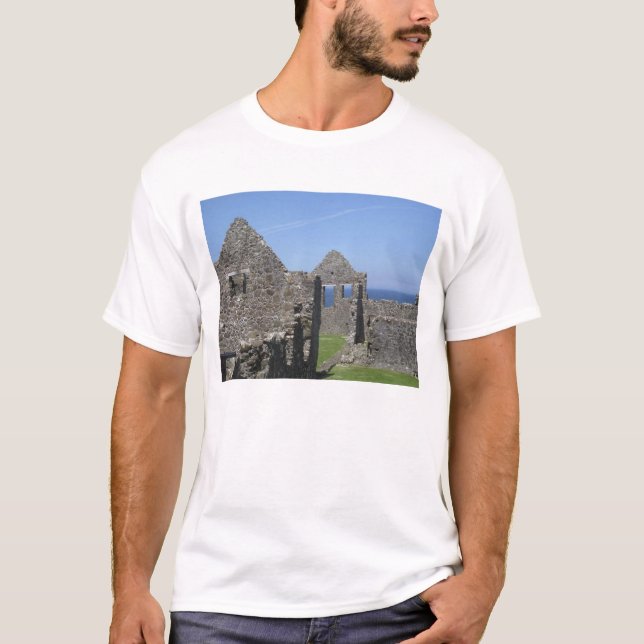 Camiseta Castelo de Dunluce perto de Bushmills e Portrush, (Frente)