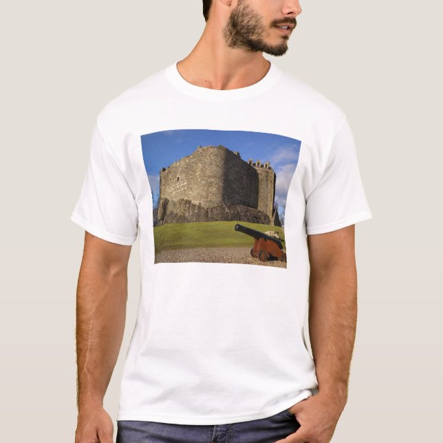 Camiseta Castelo de Dunstaffnage, Argyll e Bute, Escócia (Frente)
