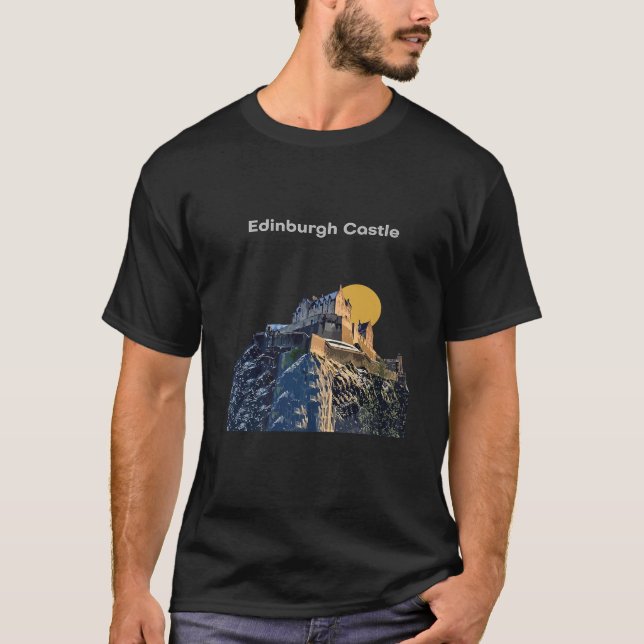 Camiseta Castelo de Edimburgo Escócia Conto de Fadas Royal  (Frente)