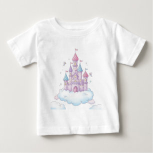 Camiseta Castelo de Fada Flutuante - Fantasia das Crianças 