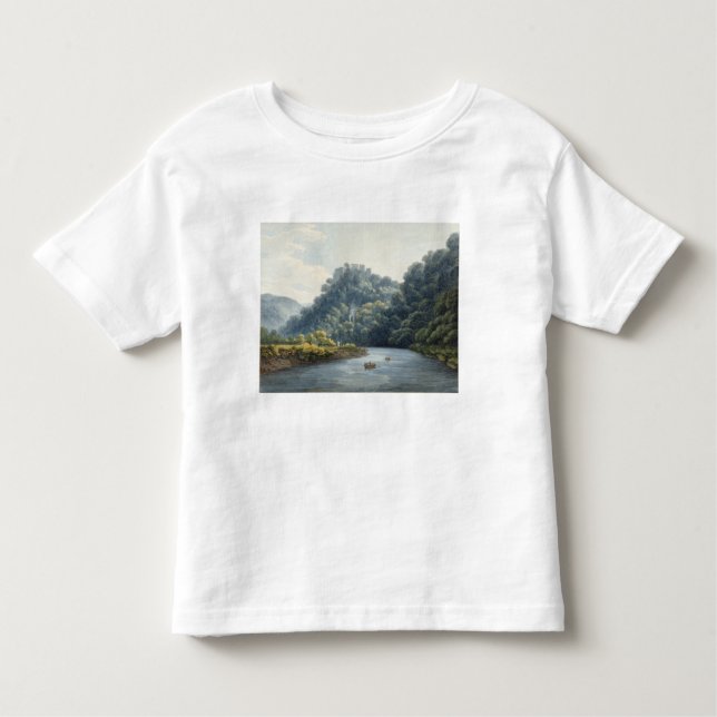 Camiseta Castelo de Goodrich no Wye (w/c, caneta & tinta, (Frente)