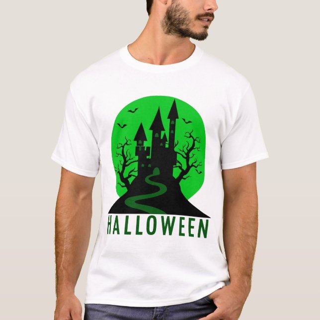 CAMISETA CASTELO DE HALLOWEEN (Frente)