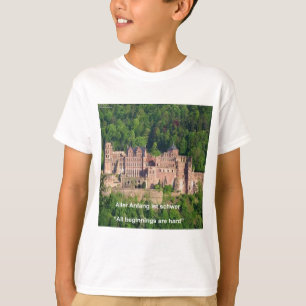 Camiseta Castelo de Neuschwanstein Frankfurt & Citação Alem