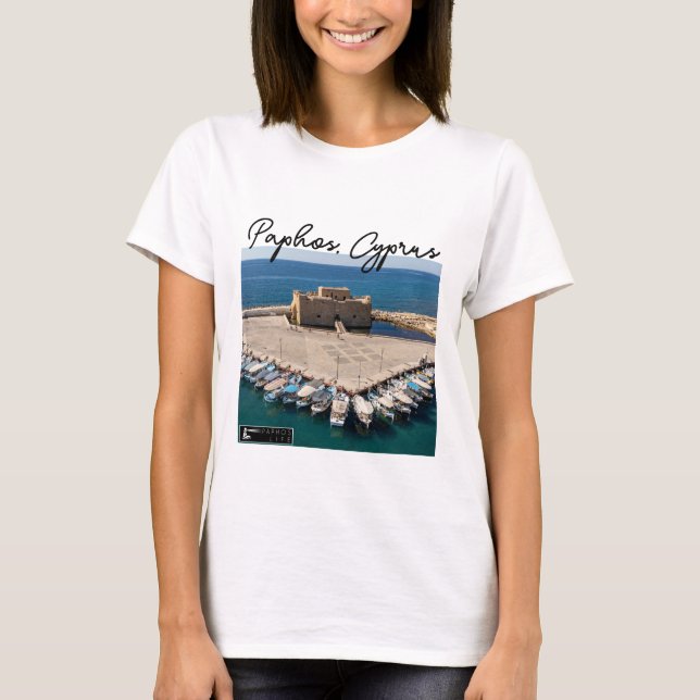 Camiseta Castelo de Paphos e Assinatura (Frente)