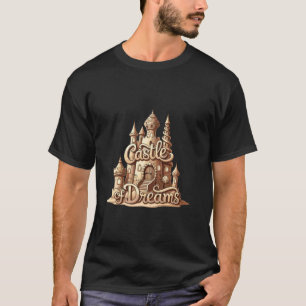 Camiseta Castelo de Sonhos Fantasia Construtor de Castelo d