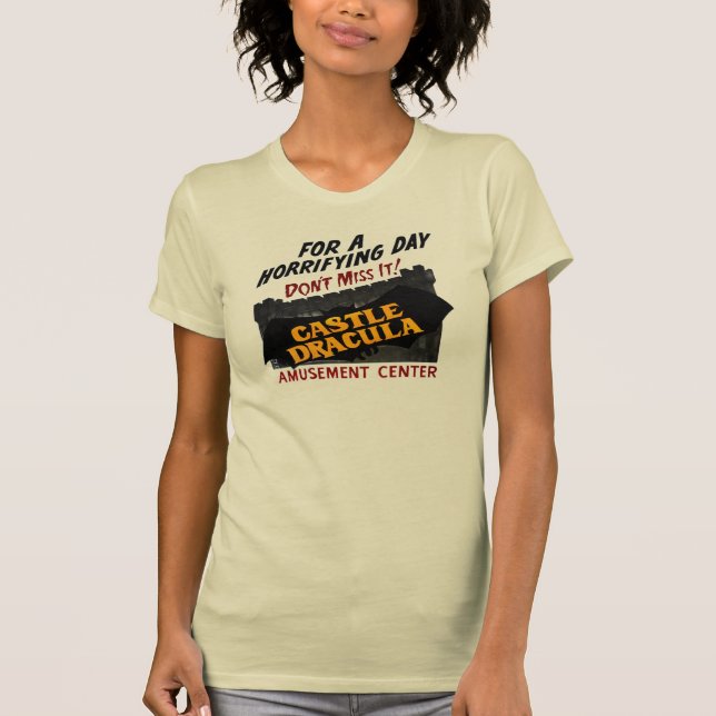 Camiseta Castelo Dracula Wildwood NJ (Frente)