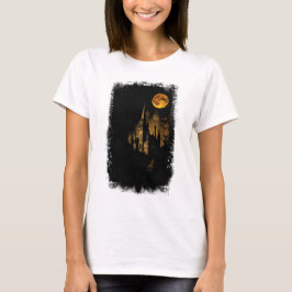 Camiseta Castelo Escuro do tema do horror da Noite Eterna