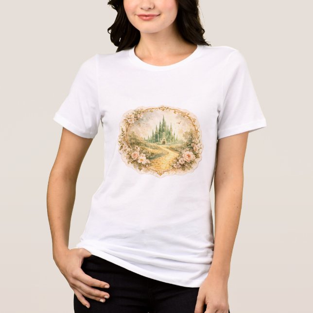 Camiseta Castelo Esmeralda Vintage  (Frente)