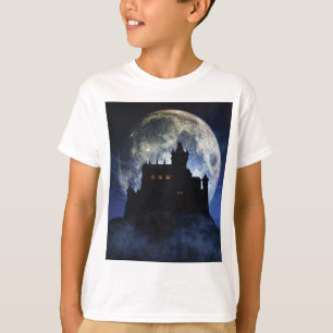 Camiseta Castelo fantasma durante a noite