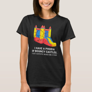 Camiseta Castelo Inflável Inspirado em Casa de Saltos Relac