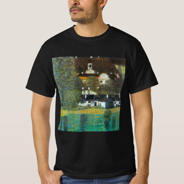 Camiseta Castelo Kammer no Attersee II de Gustav Klimt (Frente)