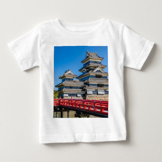 Camiseta Castelo Matsumoto e ponte (Frente)