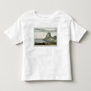 Camiseta Castelo na ilha santamente, Northumberland, 'de um