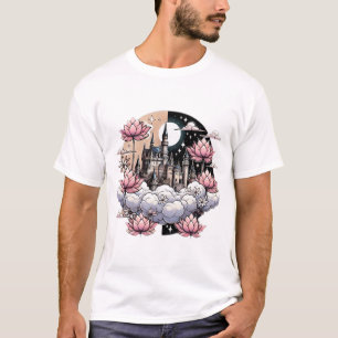 Camiseta "Castelo nas Nuvens: Sonhos Lotus"