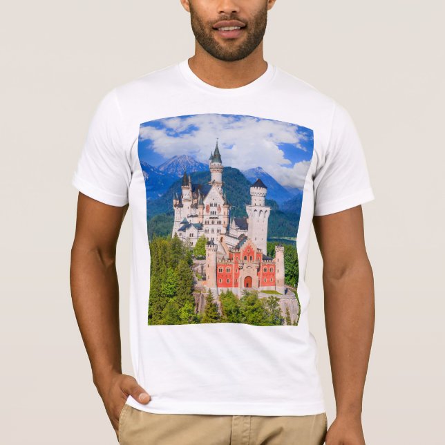 Camiseta Castelo Neuschwanstein, Alemanha (Frente)