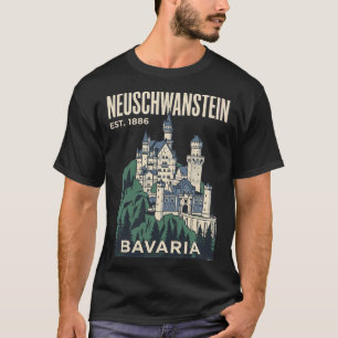 Camiseta Castelo Neuschwanstein Baviera Alemanha Viagem Ant