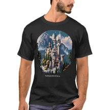 Castelo Neuschwanstein, Texto Personalizado Retroa