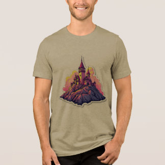 Camiseta Castelo no topo da montanha