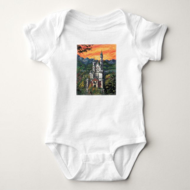 Camiseta Castelo Schloss Neuschwanstein (Frente)