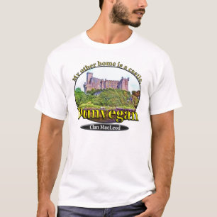 Camiseta Castelo Scotland de MacLeod Dunvegan do clã