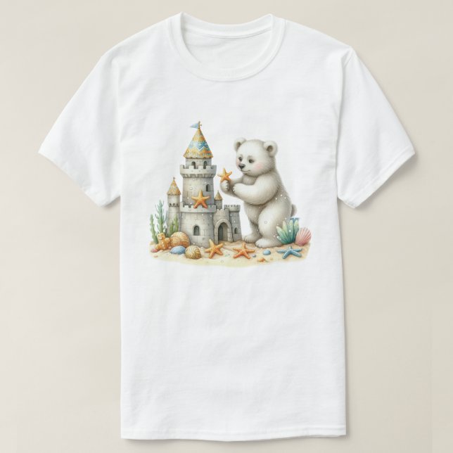 Camiseta Castelos de areia (Frente do Design)