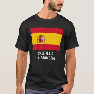 Camiseta Castilla-La Mancha Bandeira Espanha Emblem Escudo 