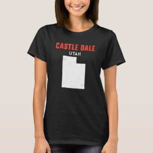 Camiseta Castle Dale Utah EUA Estado América Viagem Utahan