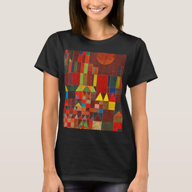 Camiseta Castle e Sun, 1928, por Paul Klee (Frente)