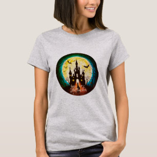 Camiseta Castle Haunted Happy Halloween Creepy