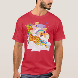 Camiseta Castle Magical Rainbow Cute Unicorn Africa Animal