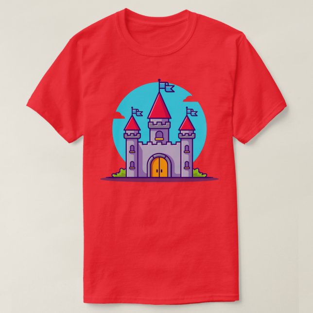Camiseta Castle Palace Cartoon (Frente do Design)