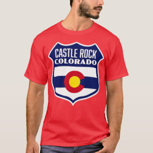Camiseta Castle Rock Colorado - Sinalizador protetor Azul