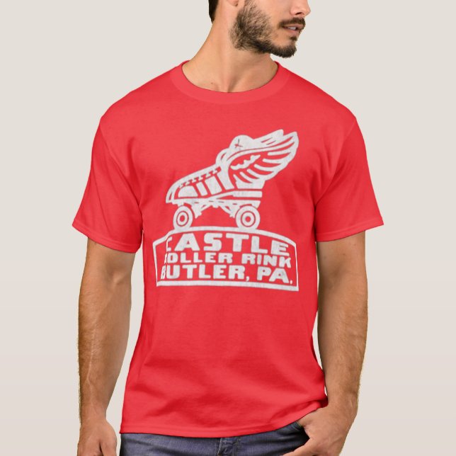 Camiseta Castle Roller Rink - Butler, PA (Frente)