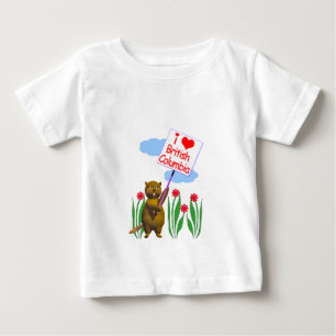 Camiseta Castor Canadense ama Colúmbia Britânica