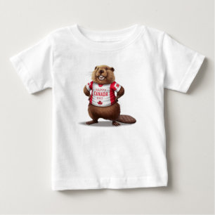 Camiseta Castor Canadense Dia do Canadá