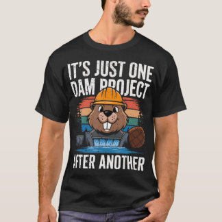 Camiseta Castor Carpinteiro É Só Um Projeto de Barragem Dep