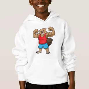 Camiseta Castor como Criador de Portos com braços grandes