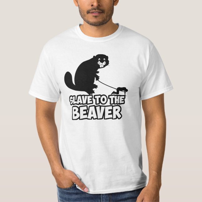 Camiseta Castor engraçado (Frente)