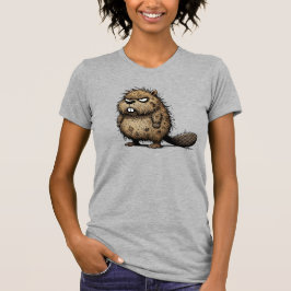 Camiseta Castor Mal-Humorado Crustáceo mas Fofo!