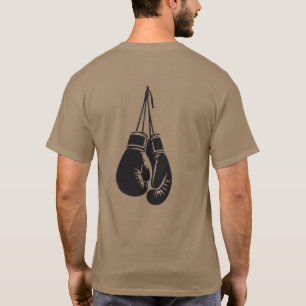 Camiseta Casual Masculina com Estampa de Luvas de
