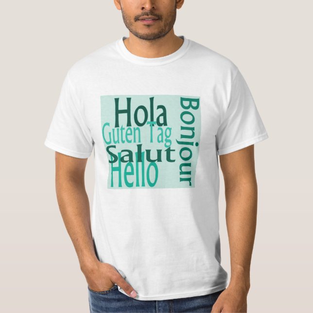 Camiseta casual para homens (Frente)