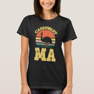 Camiseta Casuar Família Cassowary Ma Festa da Família