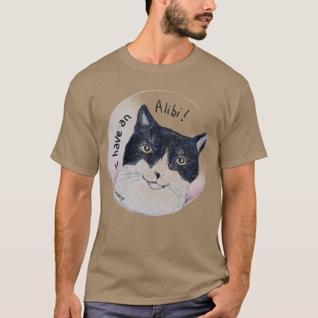 Camiseta Cat Alibi tshirt (Frente)