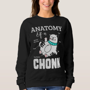 Camiseta Cat Anatomy A Chonk Cute Chonk Cat Meme Veterinari