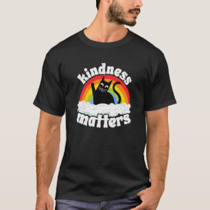Camiseta Cat Anti Bullying Rainbow Kindness Importa Esped T