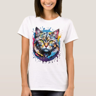 Camiseta cat art !