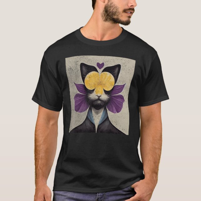 Camiseta Cat Art (Frente)