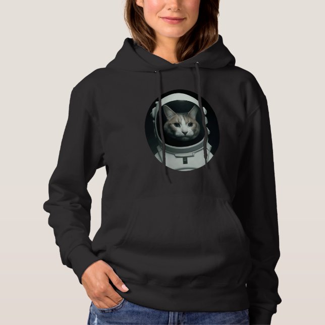 Camiseta cat as an astronaut in space (Frente)