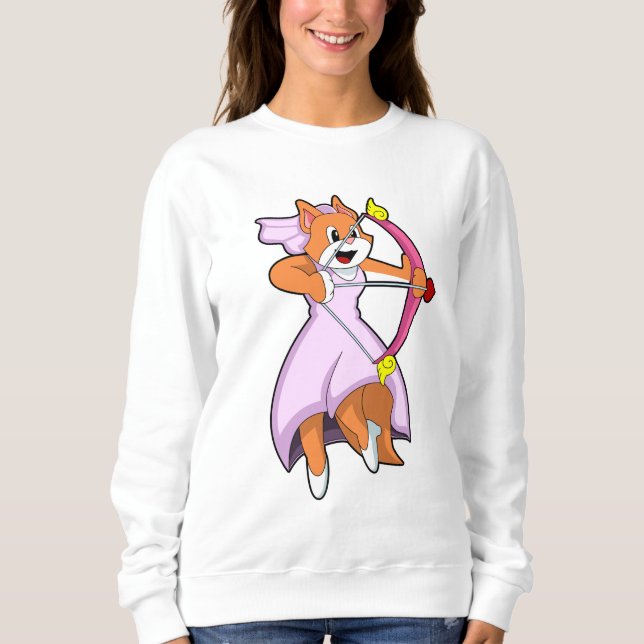 Camiseta Cat as Bride with Wedding dress.PNG (Frente)
