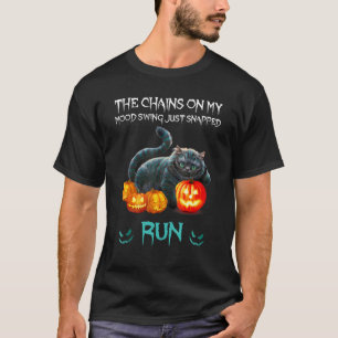 Camiseta Cat As Cadeias no Meu Mood Swing Simplesmente Enca